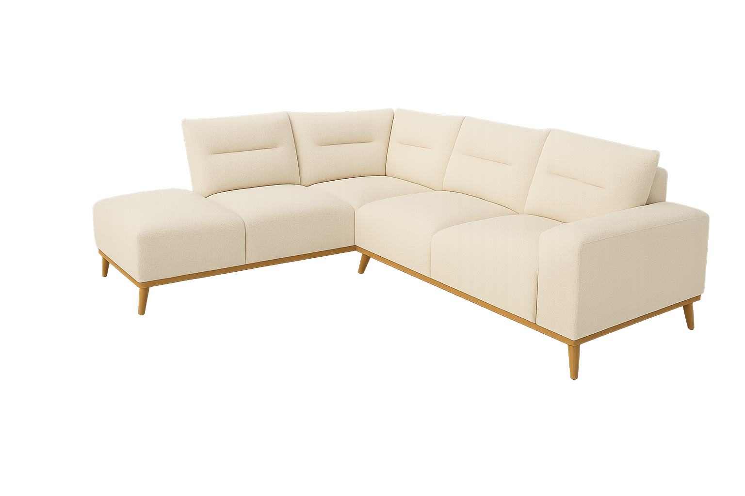 Loom 3-Seater Sofa (Beige) – With or Without Lounger