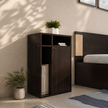 Chiyo Bedside Table – Compact Wooden Nightstand with Drawer