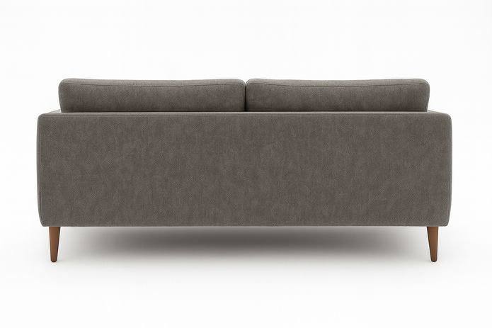 Metro 3-Seater Sofa — Modern Fabric Lounger (Grey)