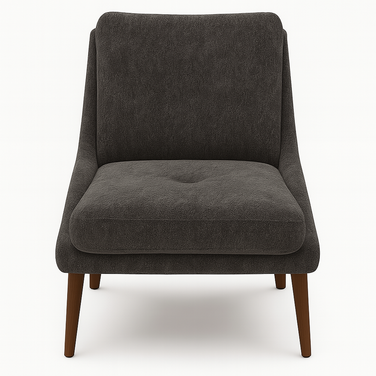 Mellow Edges Collection – Obsidian Armchair | Premium Modern Accent Chair