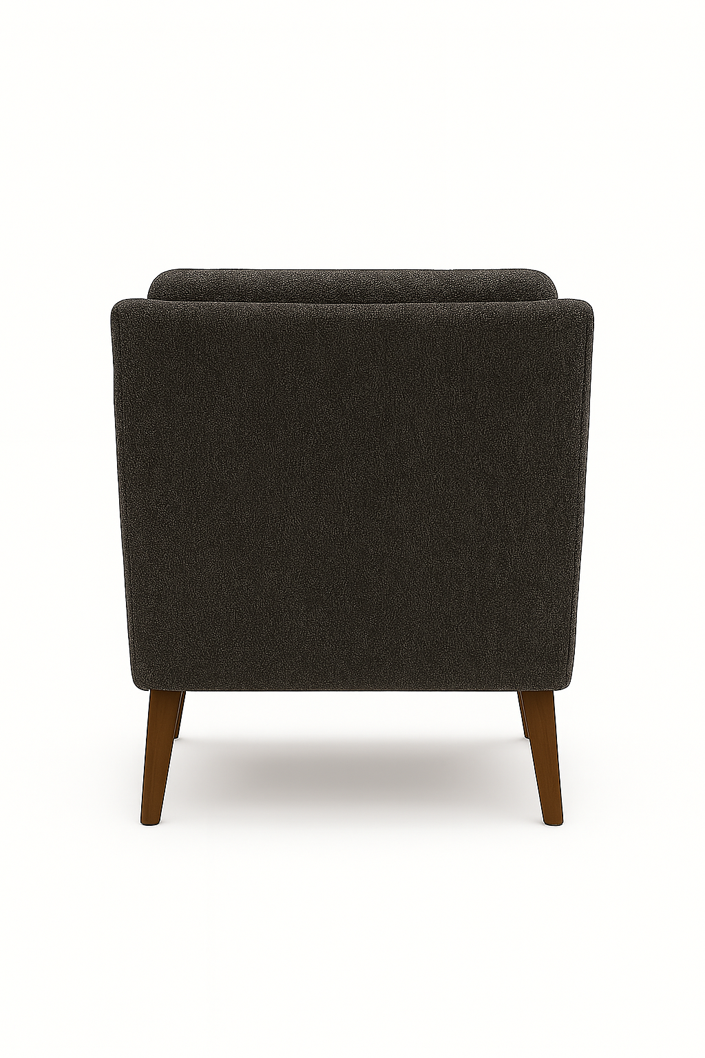 Obsidian Armchair - Modern Fabric Accent Chair (Beige & Grey)