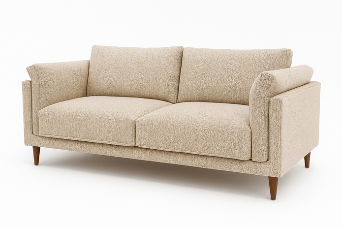 Luna 3-Seater Sofa (Beige)