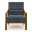 Frame Armchair — Modern Fabric Accent Chair (Grey)