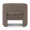 Noa Armchair — Modern Fabric Accent Chair (Grey)