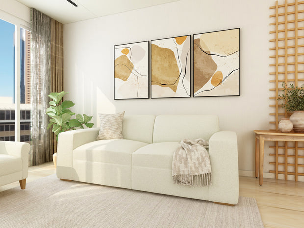 Atelier 3-Seater Sofa (Beige)