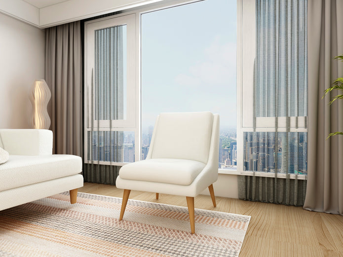 Tranquil Renewal — 9-Piece Premium Home Furniture Combo (Cream & Walnut)