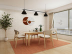Tranquil Renewal — 9-Piece Premium Home Furniture Combo (Cream & Walnut)