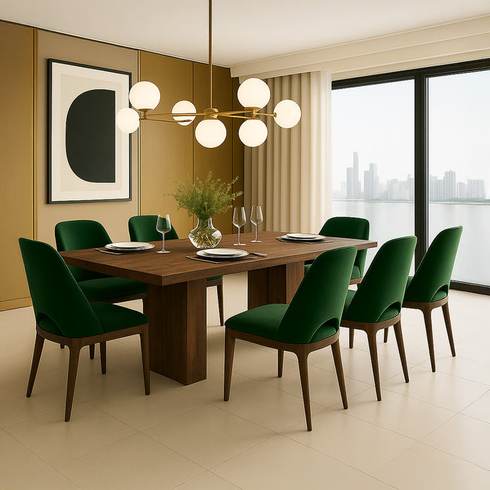 NOX Beam modern luxury dining table with solid top design-1
