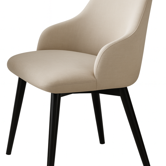 Linear Calm Collection – Posh Dining Chair | Premium Upholstered Dining Chair