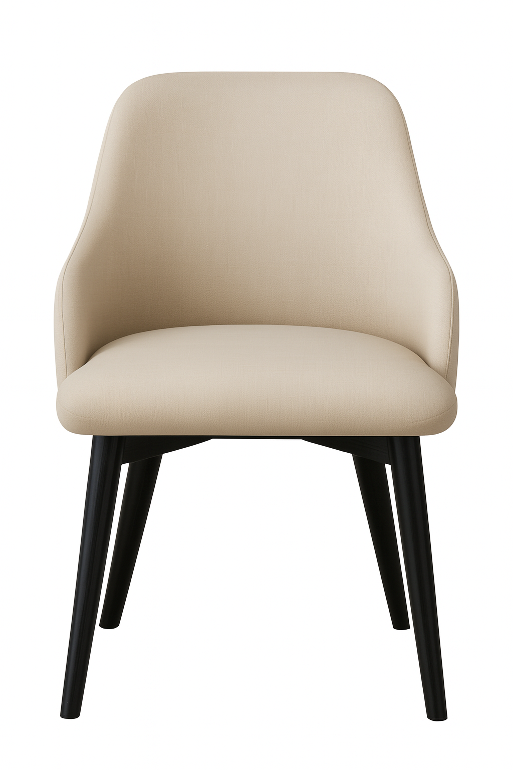 Posh Dining Chair – Beige | Modern Upholstered Comfort