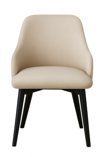 Posh Dining Chair – Beige | Modern Upholstered Comfort