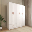 Ren 5-Door Engineered Wood Wardrobe – Spacious Bedroom Almirah with Shelves