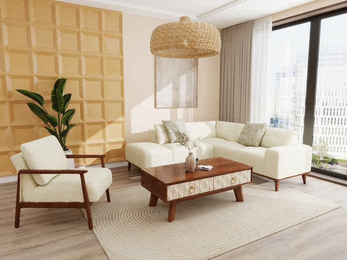 Crafted Poise — 9-Piece Premium Home Furniture Combo