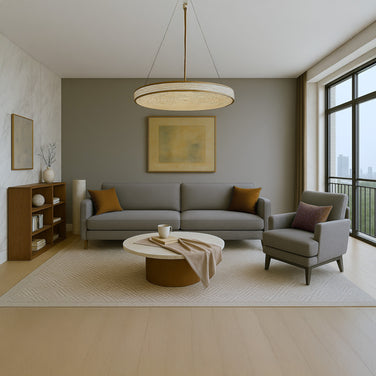 AURELIA Plinth modern luxury sofa in premium upholstered finish