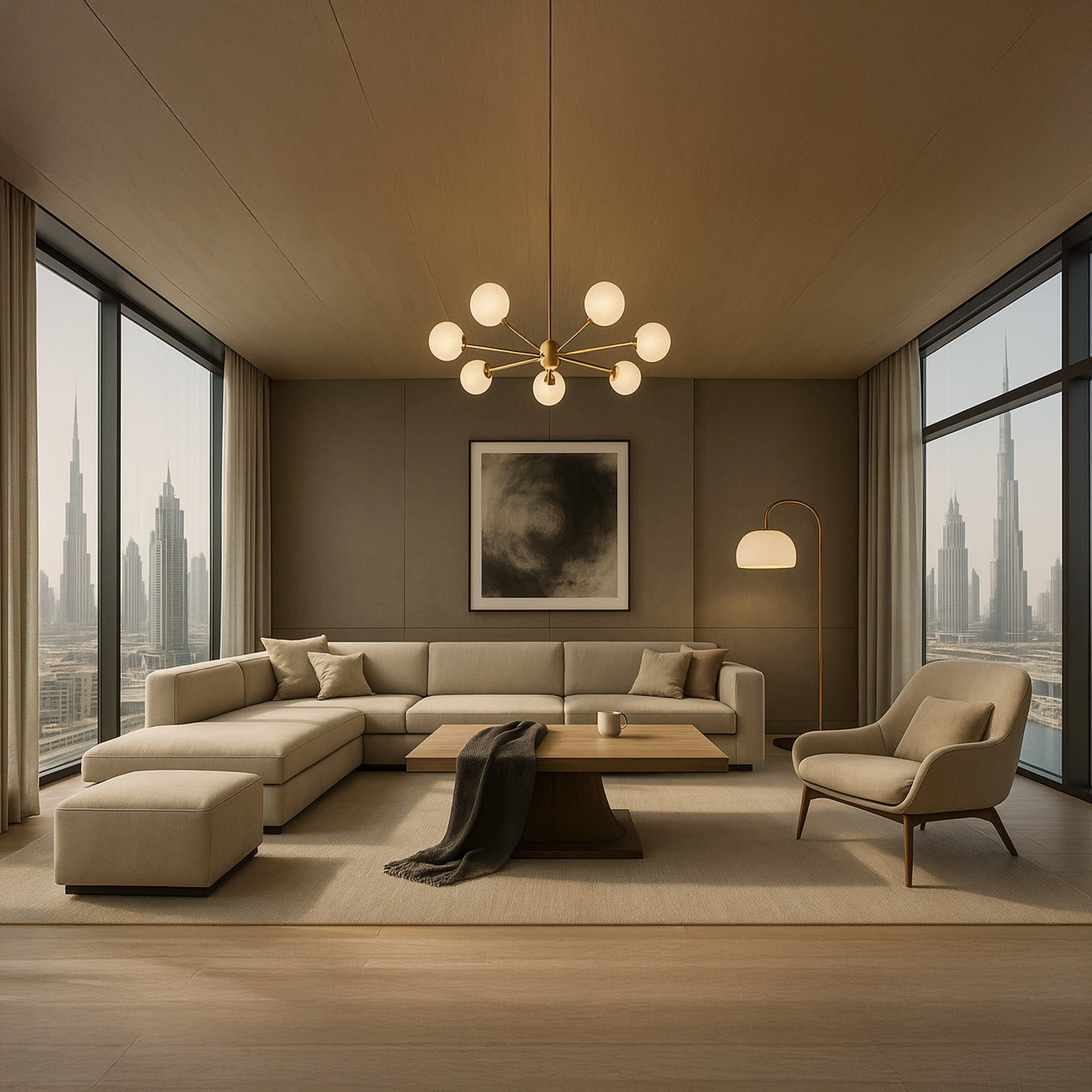 Home NOCTURNE Slab Luxury Sofa – Modern Statement Seating