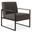 Rue Armchair – Grey | Modern Lounge Chair with Sculpted Comfort