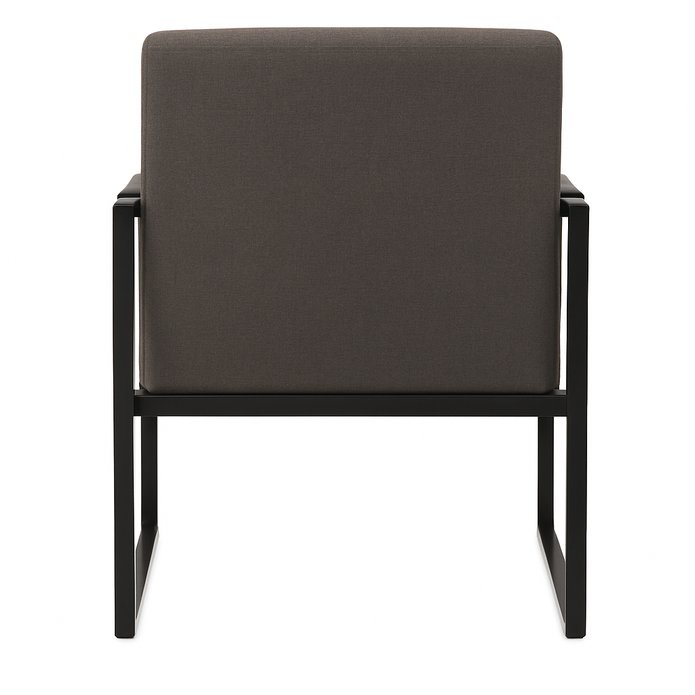 Rue Armchair – Grey | Modern Lounge Chair with Sculpted Comfort