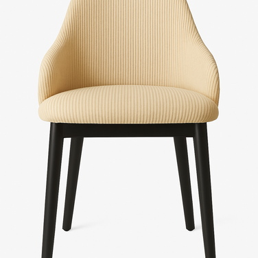 Posh Dining Chair - Beige | Modern Upholstered Comfort