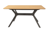 Echo Dining Table – Light Oak | Minimalist Wood Dining Table