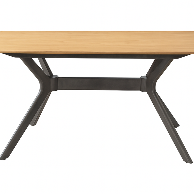 Echo Dining Table – Light Oak | Minimalist Wood Dining Table