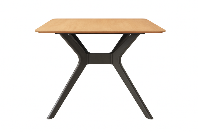 Echo Dining Table – Light Oak | Minimalist Wood Dining Table