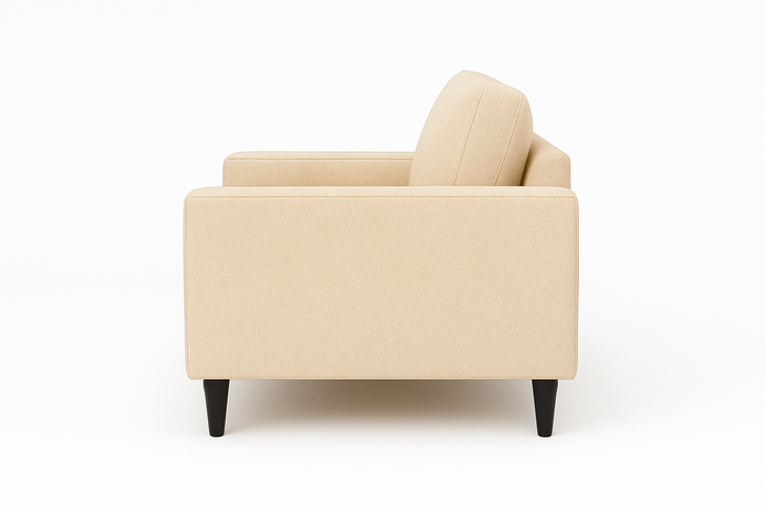 Orion 3-Seater Sofa – Beige | Modern Minimalist Comfort