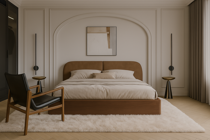 Mirabel Bed With Premium Fabric And Box Storage - King Bed