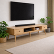 Nativa Lume luxury solid wood AV unit from Vellora Collection by DF2H