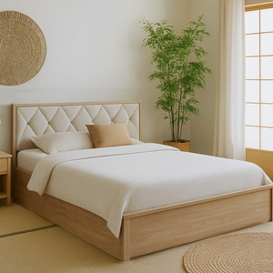 Premium Fabric Texture – Veloura Bed