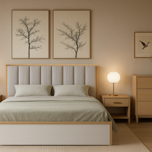 Premium Fabric Texture – Aria Bed