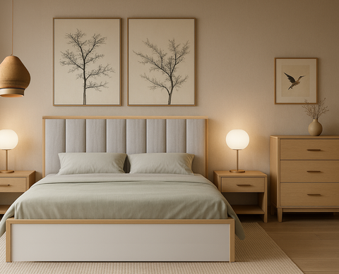 Premium Fabric Texture – Aria Bed