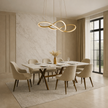 SOLENE Maison Luxury Dining Table – Modern Solid Top Table