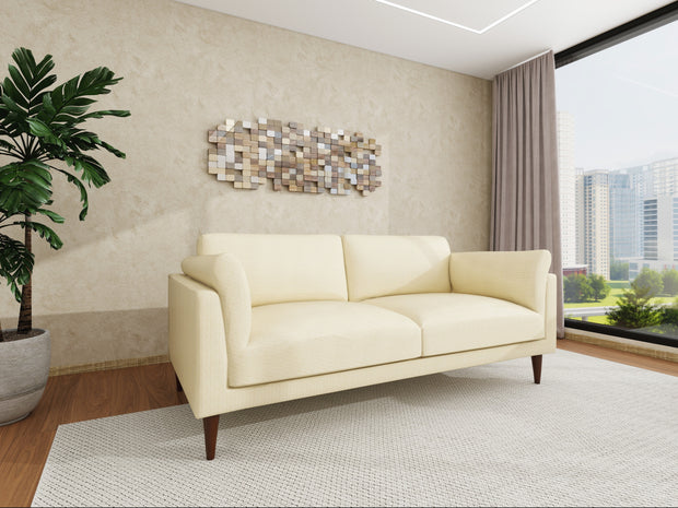 Luna 3-Seater Sofa (Beige)