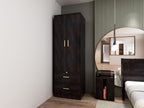 Ren Classic Bedroom Set – Queen, 2-Door Wardrobe & Side Table