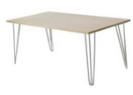 Aureate Dining Table — Light Oak Finish