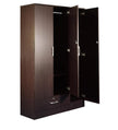 Housen 3-Door Wardrobe with Shelves (Engineered Wood)