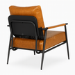 Noir Armchair - Modern Fabric Accent Chair (Grey)