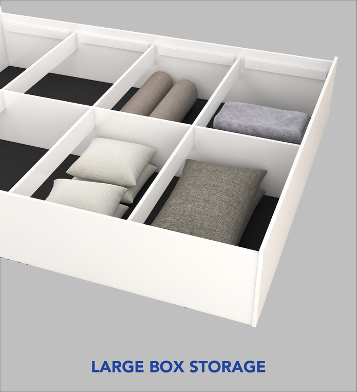 Viveka Bed With Premium Leatherette Fabric And Box Storage - Queen Bed