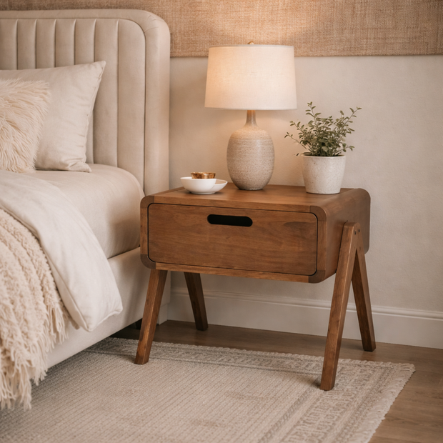 Tavin Bedside Table | CRAFTED MITTI Collection