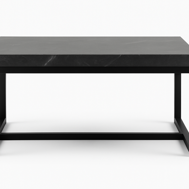 Urbanite Dining Table (Grey) – Solid Wood, 4–6 Seater