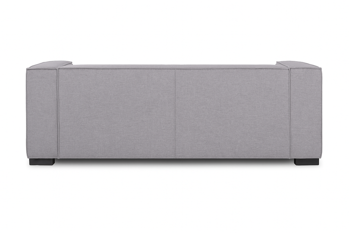 Palms 3-Seater Sofa — Modern Fabric Lounger (Grey)