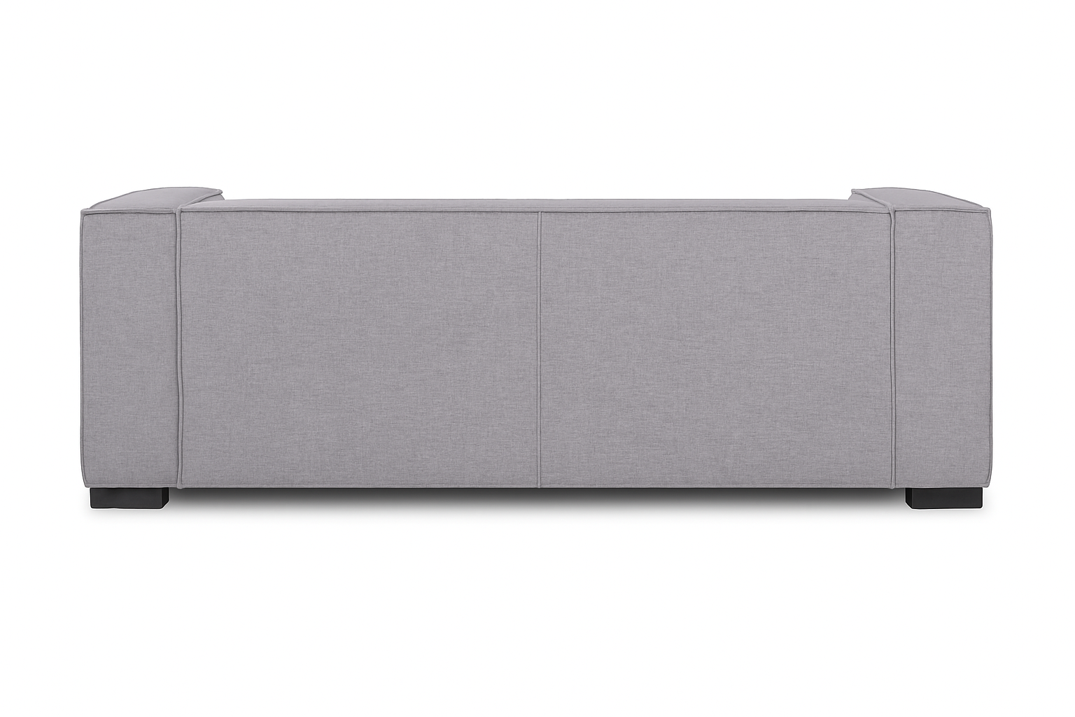 Palms 3-Seater Sofa — Modern Fabric Lounger (Grey)