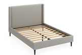 Cityscape Upholstered Bed (Grey) — King & Queen
