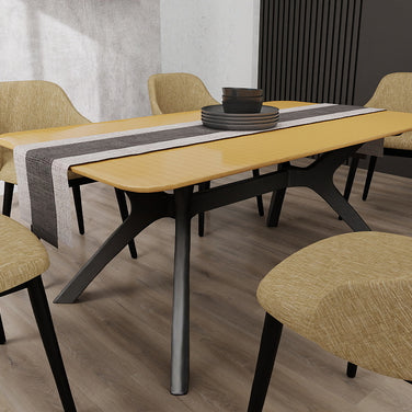 Echo Dining Table - Light Oak | Minimalist Wood Dining Table