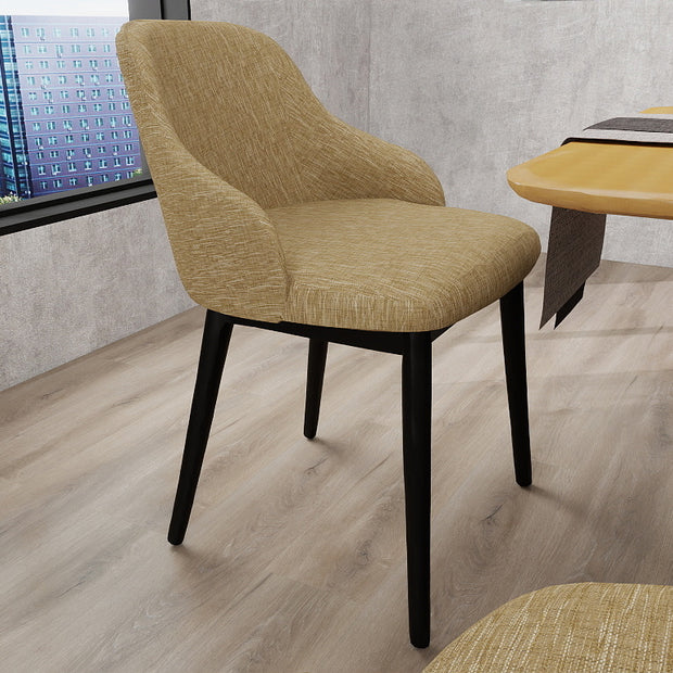 Posh Dining Chair - Beige | Modern Upholstered Comfort