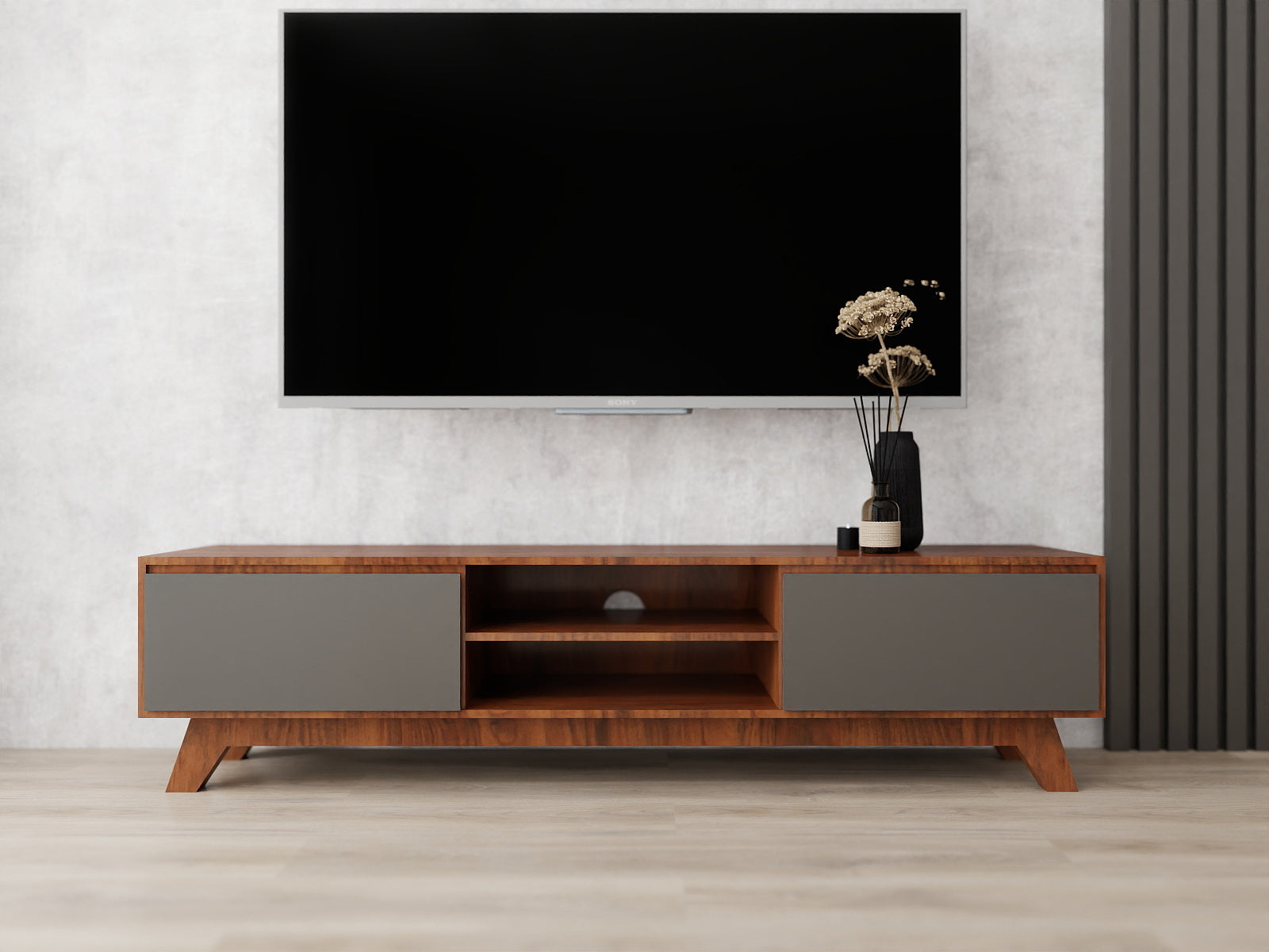 Buffet AV Unit - Modern TV Console with Storage