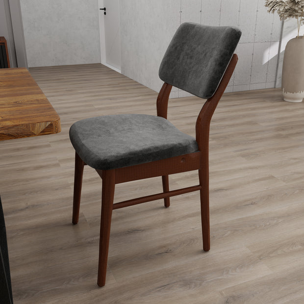 LoomRest Dining Chair - Upholstery (Beige & Grey)