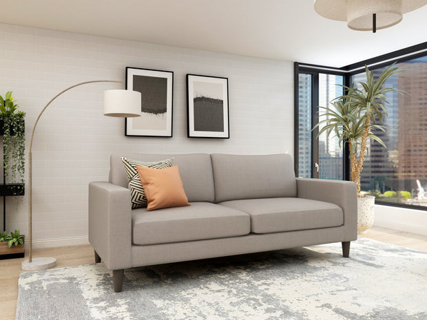 The Grid 3-Seater Sofa (Grey)