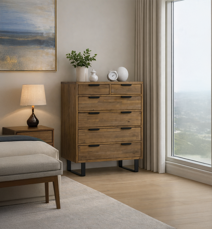 Walnoir Metra luxury solid wood sideboard – NOX collection