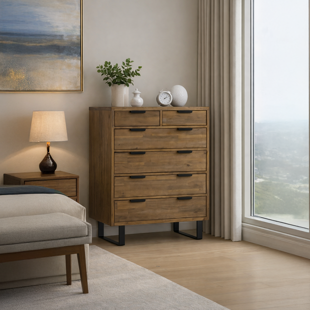 Walnoir Metra luxury solid wood sideboard – NOX collection